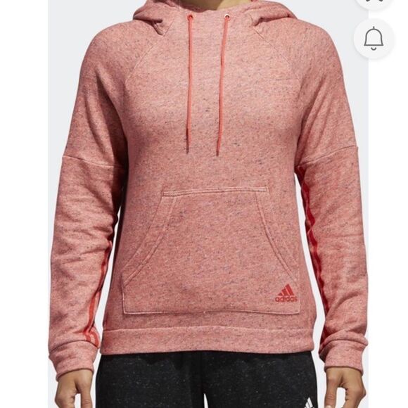 NWT Adidas S2S Pullover Hoodie Women’s Size SMALL Pink - Picture 4 of 6